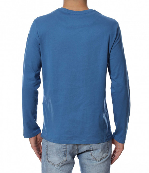 Блуза с дълъг ръкав 12950 - Син