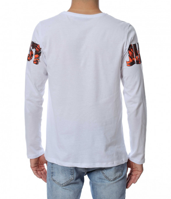 Блуза с дълъг ръкав 12941 - Бял