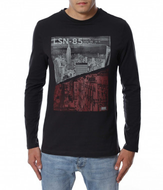 Блуза с апликация градски...