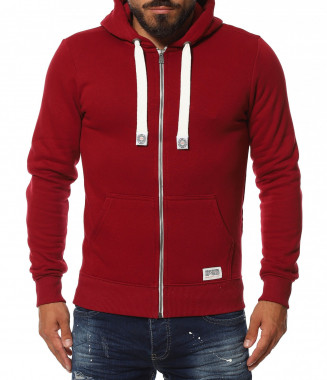 Цветен суичър 12991 - Червен