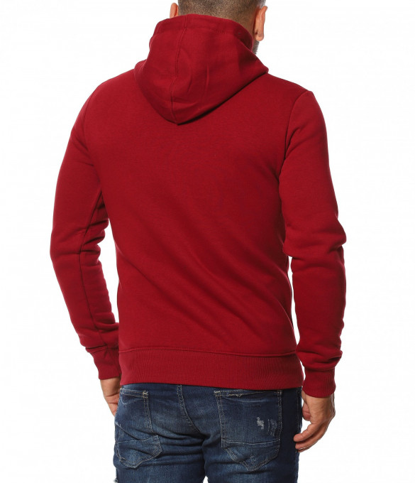 Цветен суичър 12991 - Червен