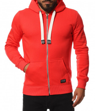 Цветен суичър 12991 - Корал