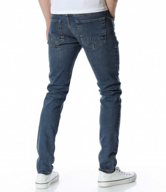 Дънков панталон 13020 - Син 2