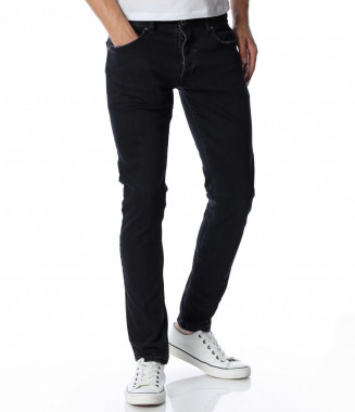 Черни дънки 13021 - Черен