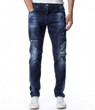 Сини дънки 12978 - Син