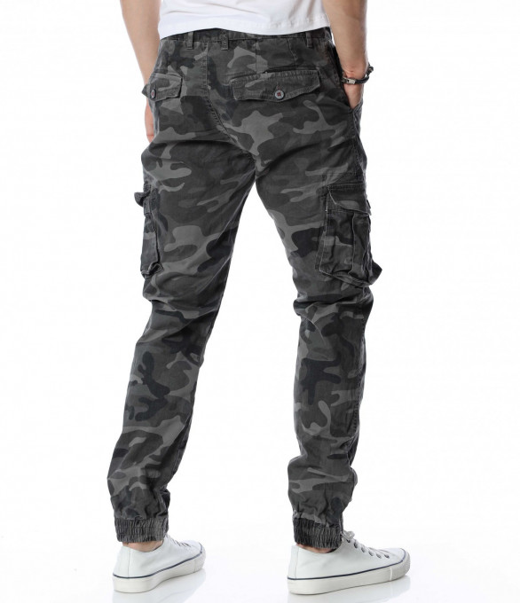 Камуфлажен панталон 12964 - Сив камуфлаж