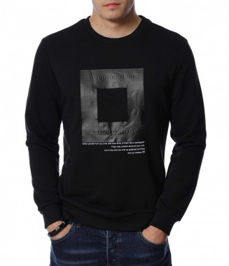 Блуза със щампа 12998 - Черен