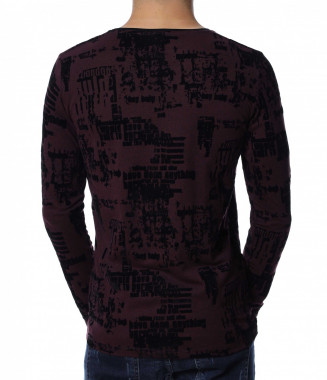 Блуза с велурен декор 12995... 2