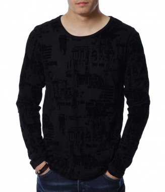 Блуза с велурен декор 12995...