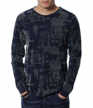 Блуза с велурен декор 12995...