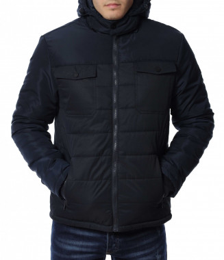 Топло плътно яке 13033 - Син