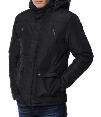 Топло зимно яке 13032 - Черен 2