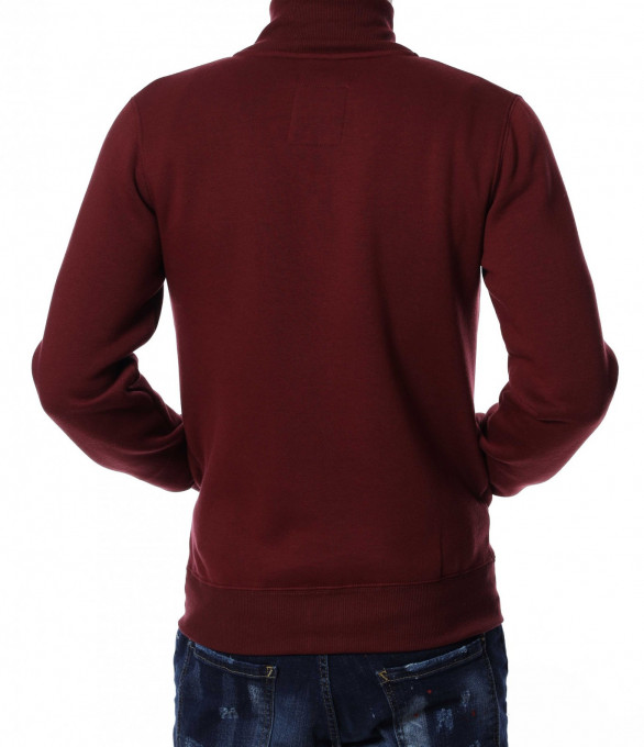Суичер без качулка 13035 - Бордо