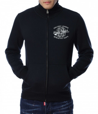 Суичер без качулка 13035 - Син