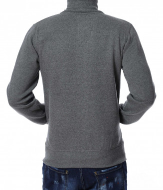 Суичер без качулка 13035 - Сив 2