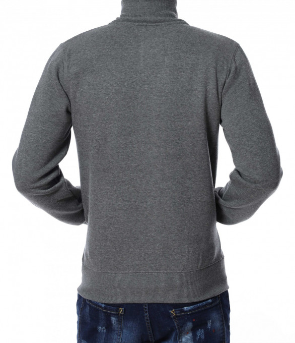 Суичер без качулка 13035 - Сив