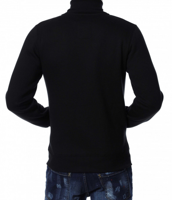 Суичер без качулка 13035 - Черен