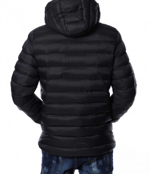 Яке с качулка 13042 - Черен