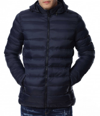 Яке с качулка 13042 - Син