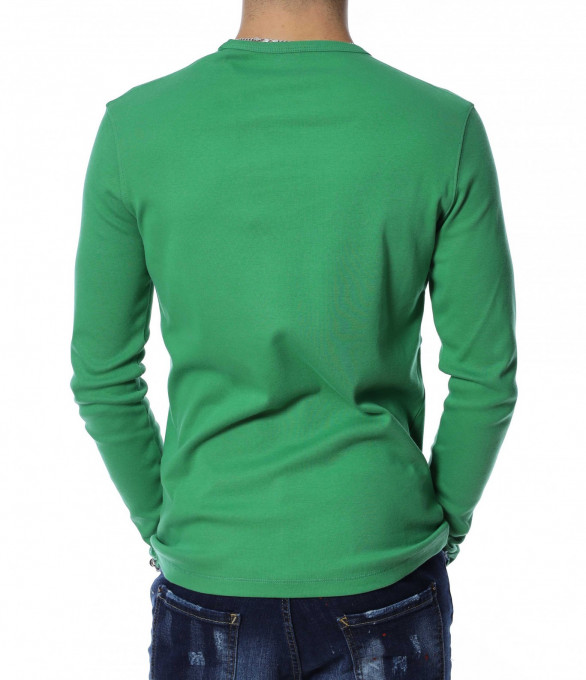 Блуза с дълъг ръкав 13048 - Зелен