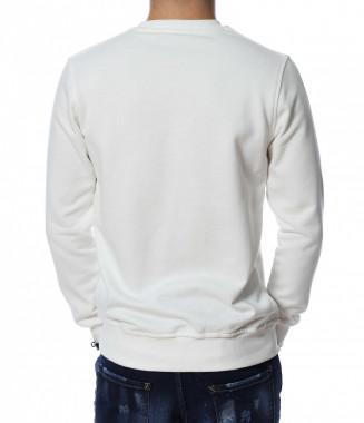 Топла блуза 13086 - Бял 2