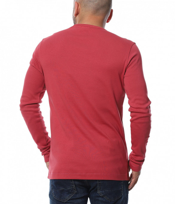Блуза с дълъг ръкав 13048 - Червен