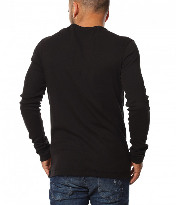Блуза с дълъг ръкав 13048 - Черен