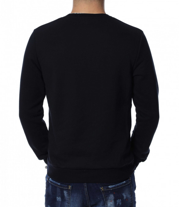 Блуза с дълъг ръкав 13072 - Тъмно син