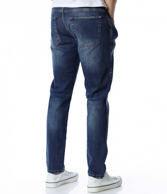 Дънков панталон 13062 - Син