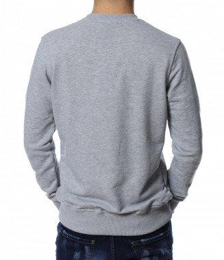 Топла блуза 13086 - Сив 2