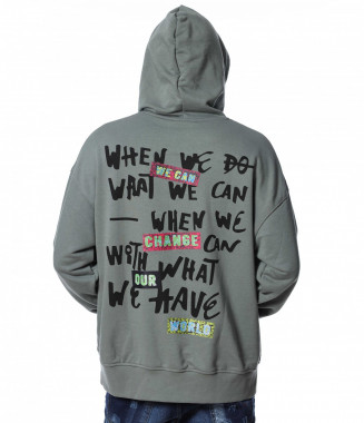 Анорак с качулка 13098 - Зелен 2