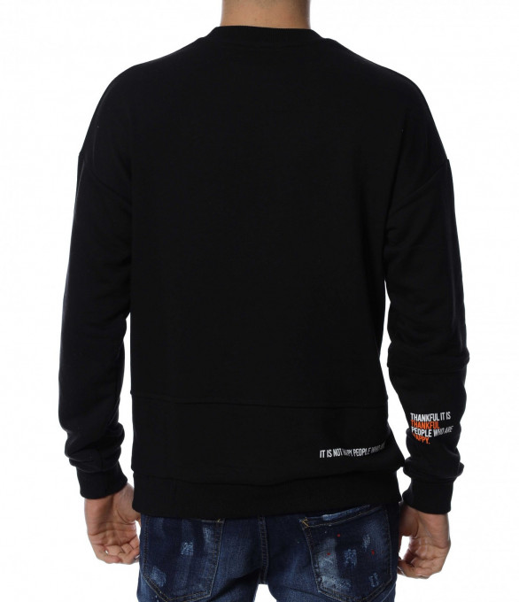 Блуза с дълъг ръкав 13127 - Черен