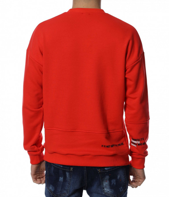 Блуза с дълъг ръкав 13127 - Червен