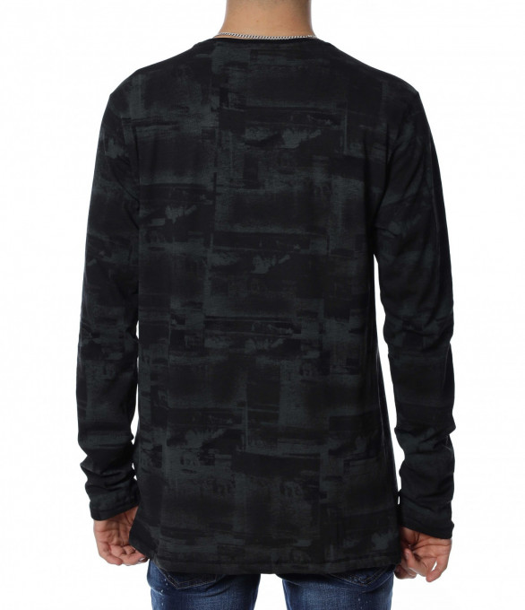 Блуза с дълъг ръкав 13143 - Черен