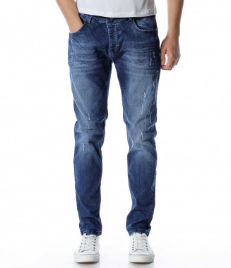 Дънки с надран ефект 13179...