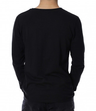 Памучна едноцветна блуза... 2