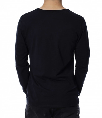 Памучна едноцветна блуза... 2