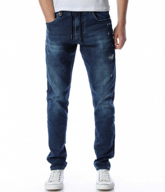 Дънки тип Джогър 13152 - Син