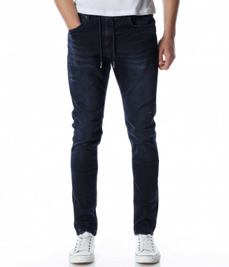 Джогър дънки с връзки 13156...