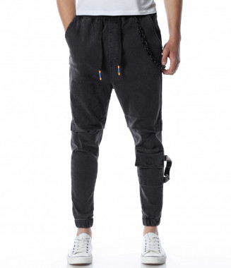 Джогър черни дънки 13185 -...