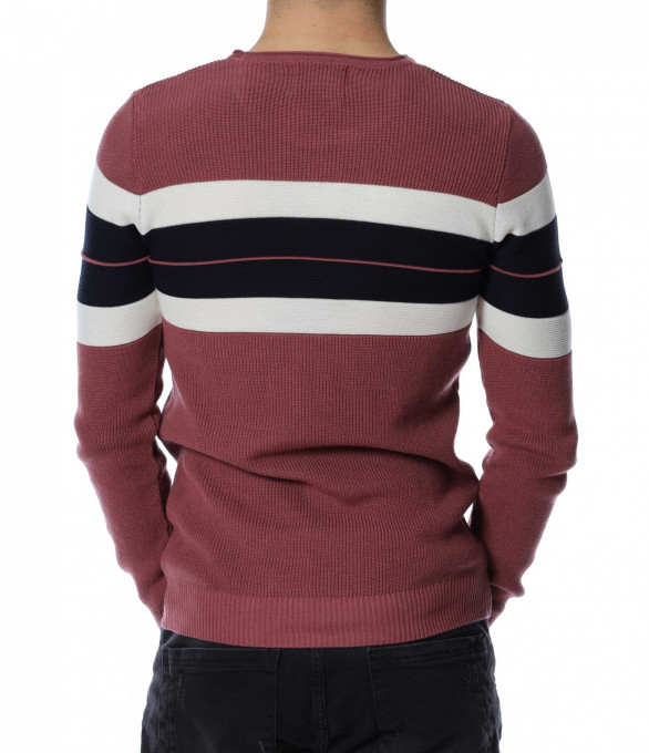 Пуловер с дизайн 13160 - Лилав