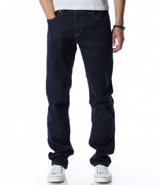 Едноцветен дънков панталон...