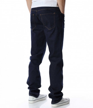 Едноцветен дънков панталон... 2