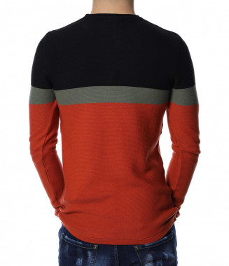 Пуловер в три цвята 13162 -... 2