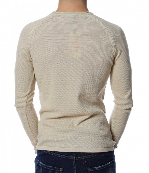 Есенен пуловер 13159 - Бежов