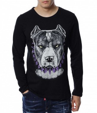 Блуза с апликация 12932 -...