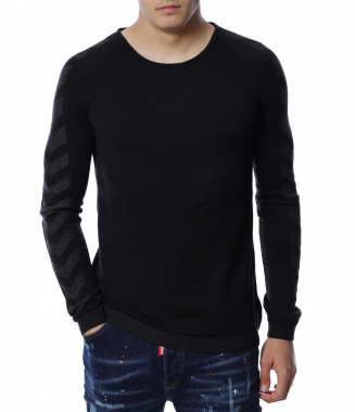 Едноцветен пуловер 13176 -...