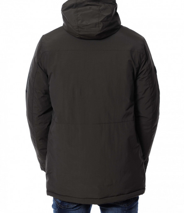 Яке с издължена кройка 13189 - Сив