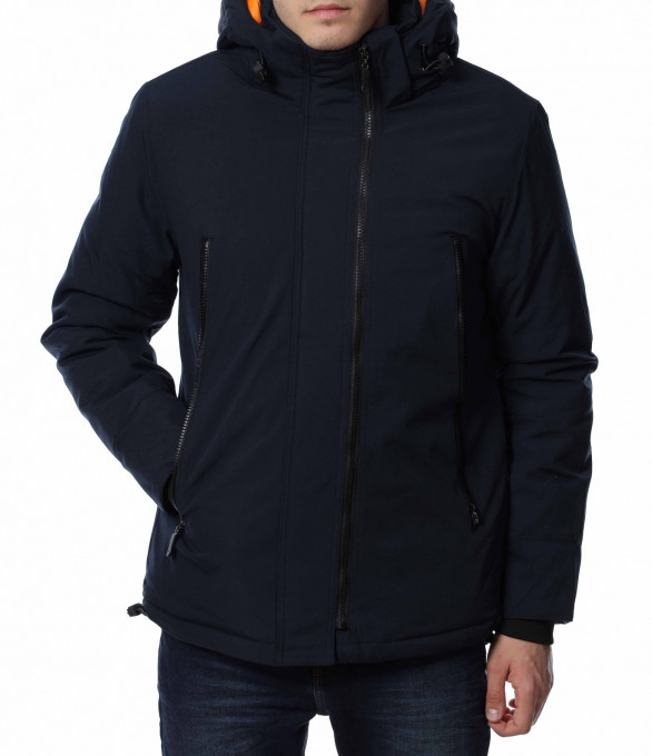 Яке с двойно закопчаване 13195 - Син