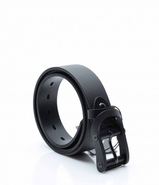 Черен колан от естествена...